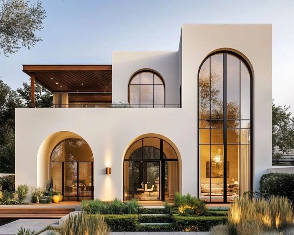 Nhà phố phong cách Địa Trung Hải