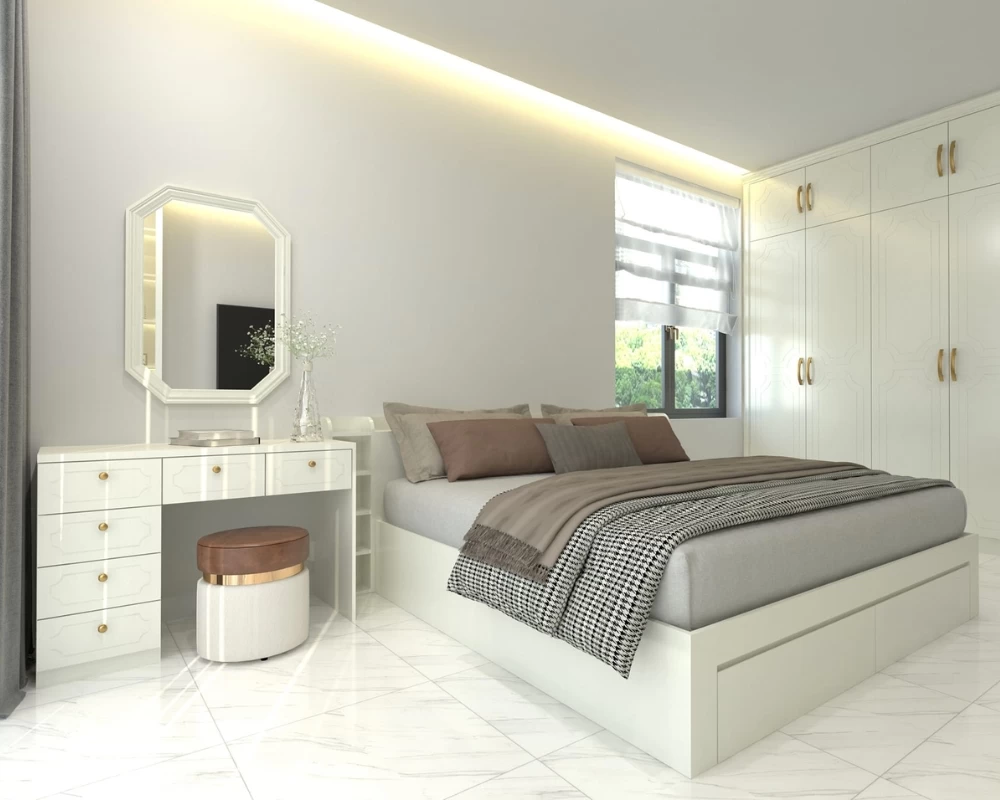 Phòng ngủ của nhà phố tân cổ điển