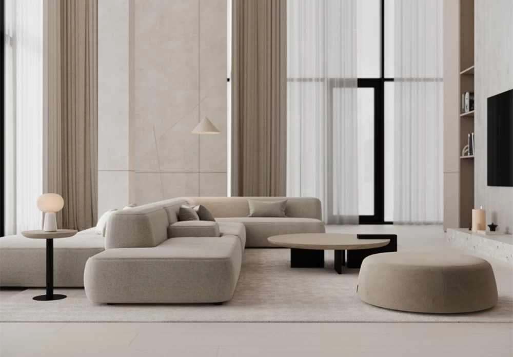 Phong cách Minimalism thường sử dụng các tông màu trung tính