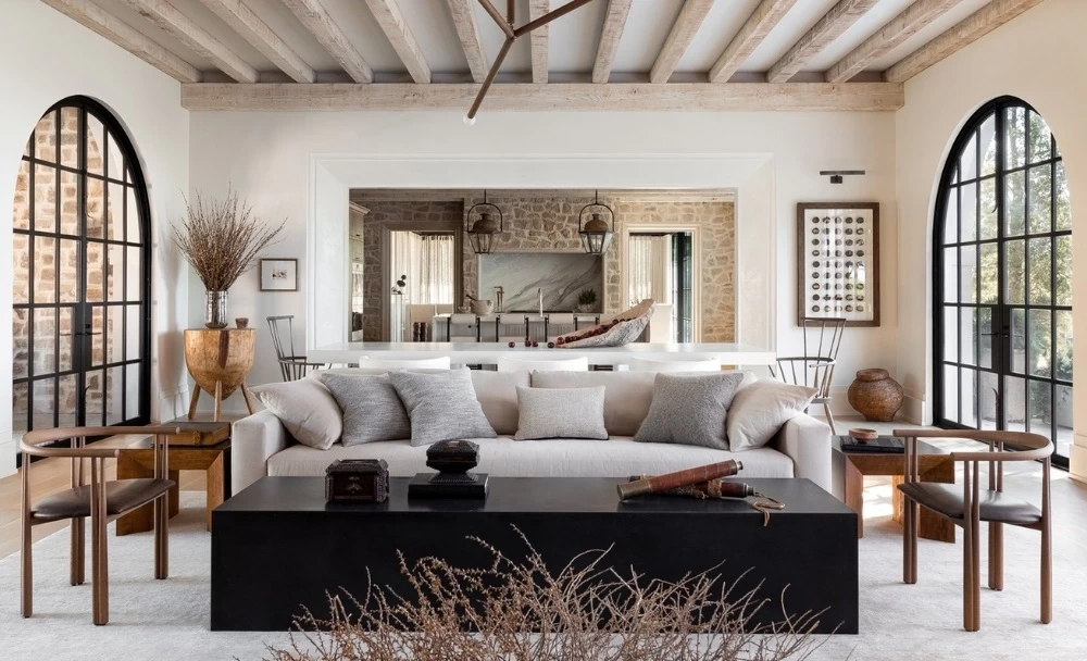 Mẫu thiết kế phòng khách Địa Trung Hải theo hướng hiện đại