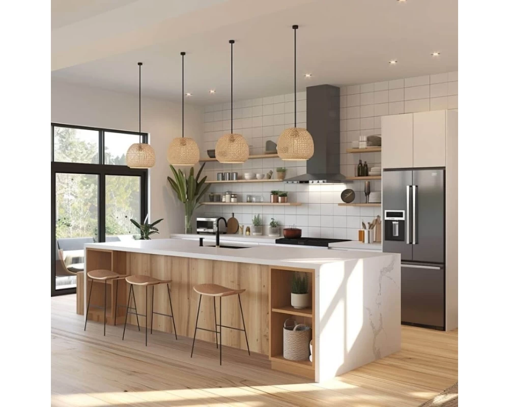 Mẫu phòng bếp Scandinavian hiện đại