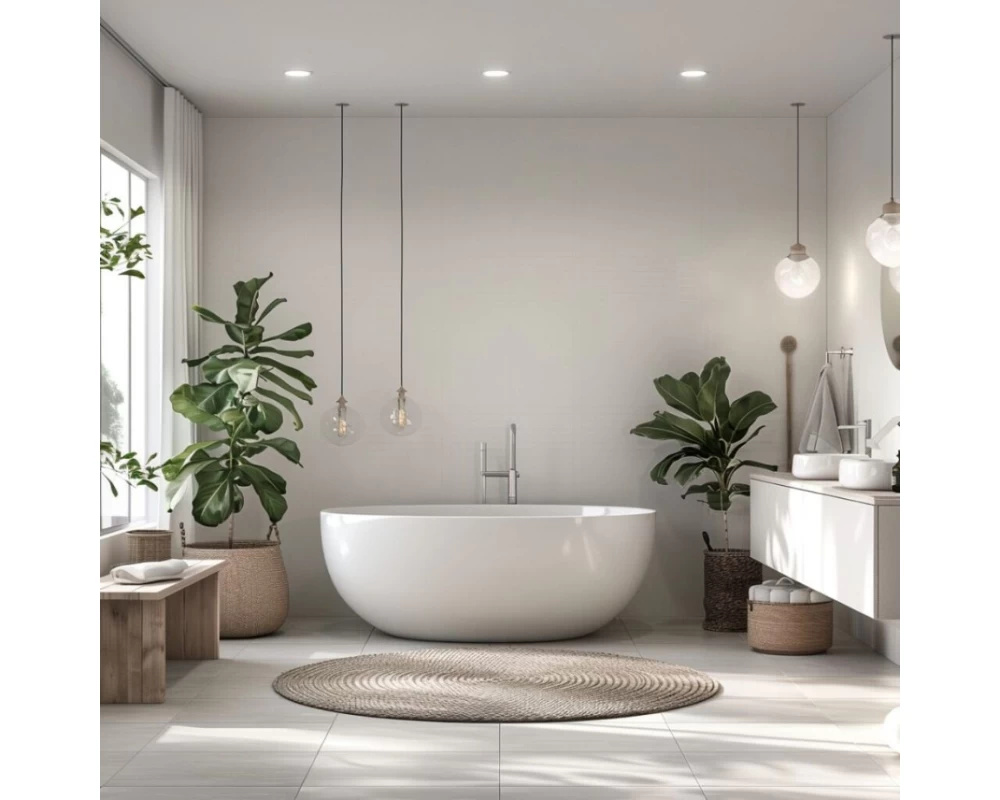 Mẫu phòng tắm Scandinavian độc đáo