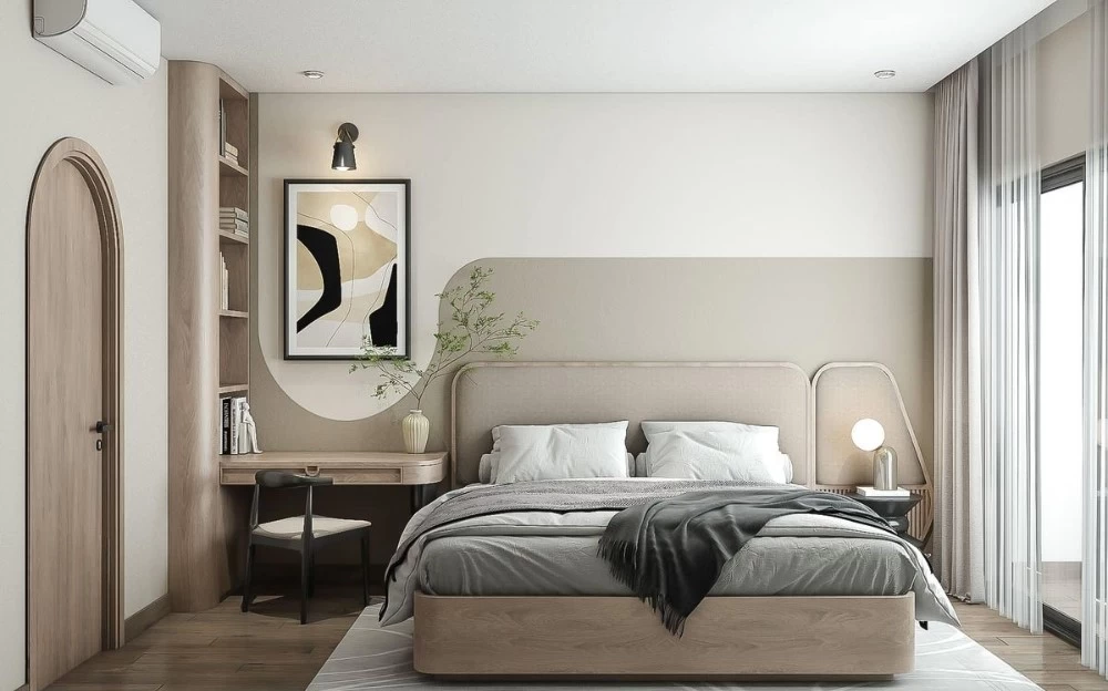 Mẫu phòng ngủ Scandinavian tối giản