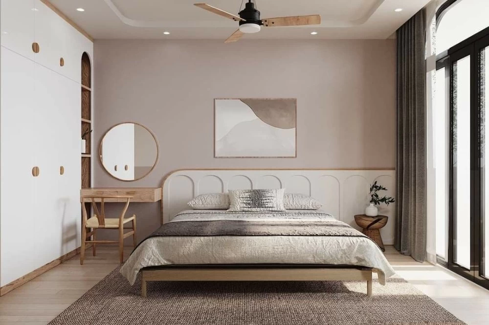 Mẫu phòng ngủ được thiết kế theo phong cách Scandinavian