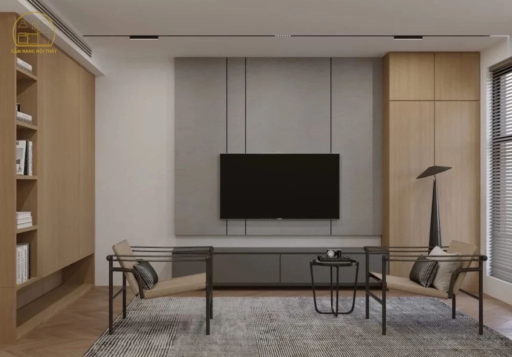 Phòng làm việc theo phong cách Wabi Sabi