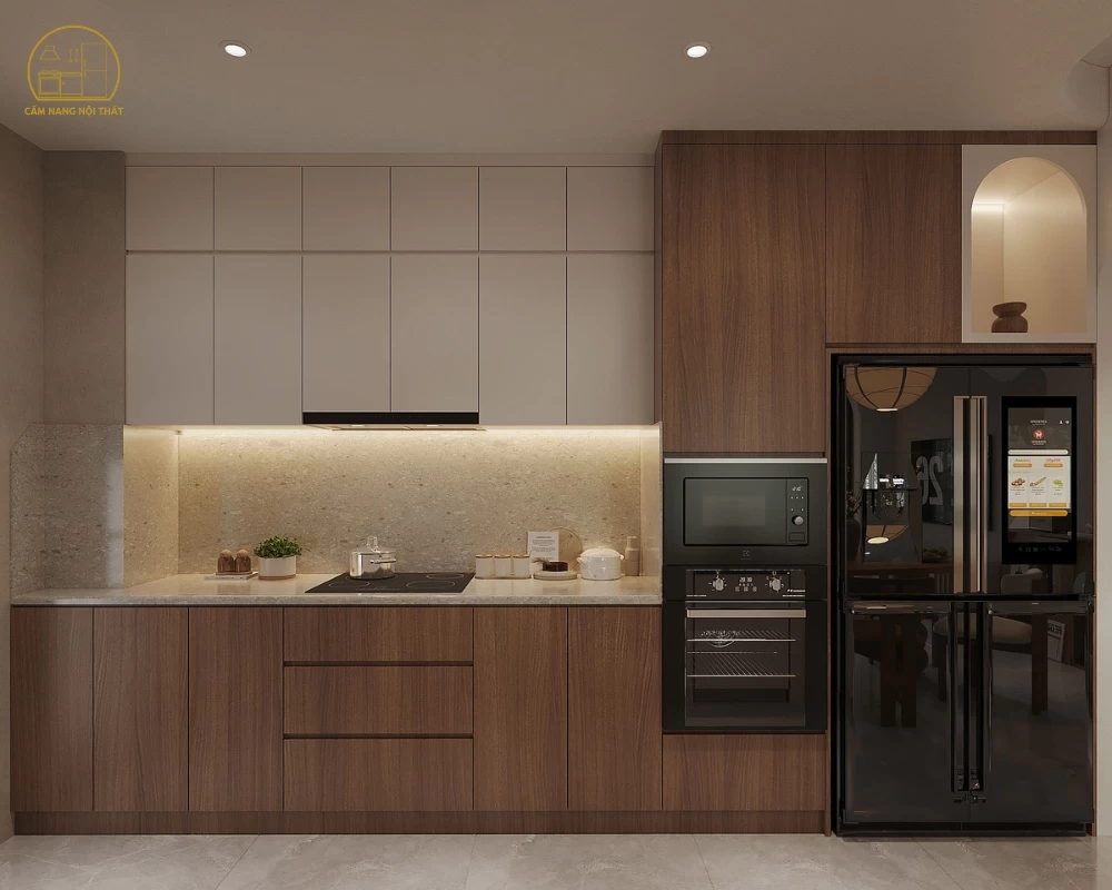 Phòng bếp Wabi Sabi mang vẻ đẹp tinh tế