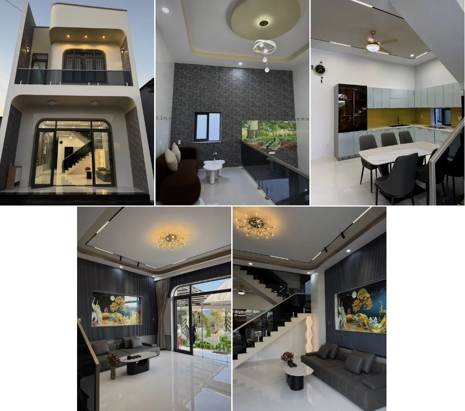 Công trình nhà phố 2 tầng 3 phòng ngủ