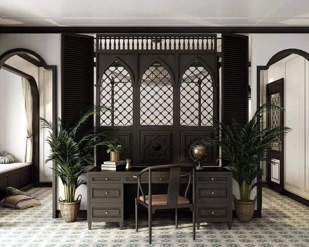 Đồ nội thất của phong cách Indochine thường có thiết kế mộc mạc, xưa cũ