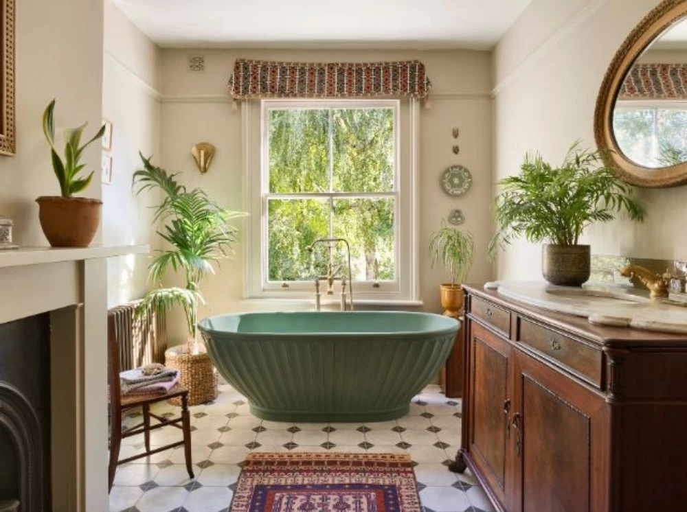 Phòng tắm theo phong cách Retro mẫu 2