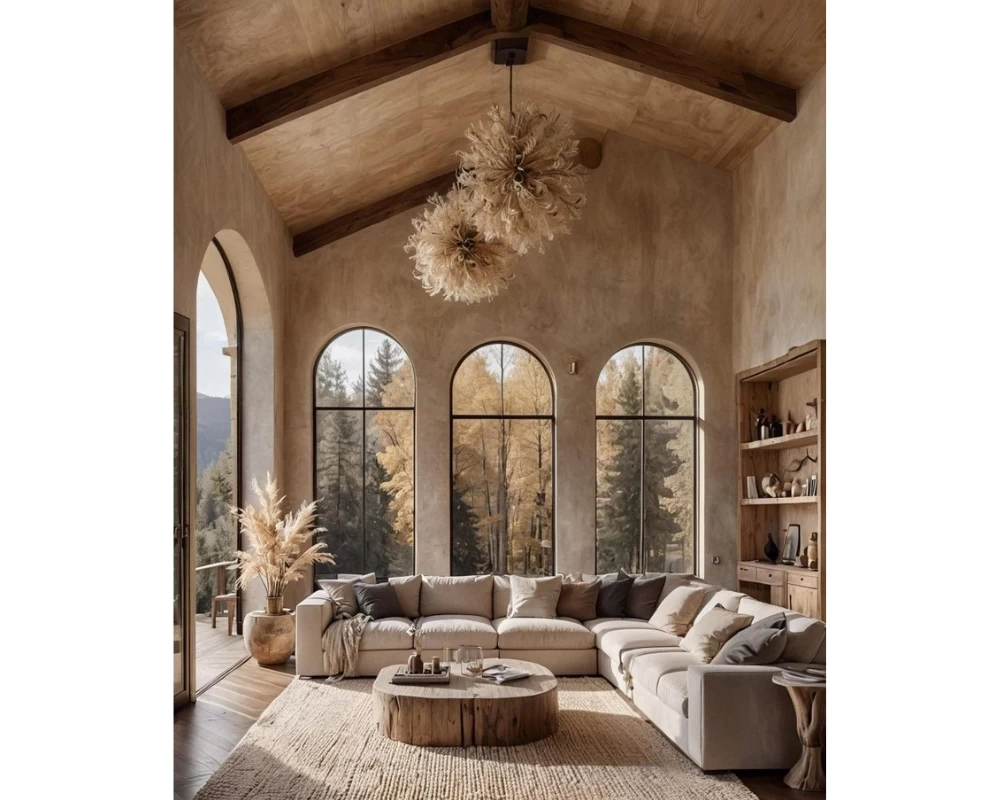 Không gian theo phong cách nội thất Rustic toát lên vẻ đẹp mộc mạc, giản dị