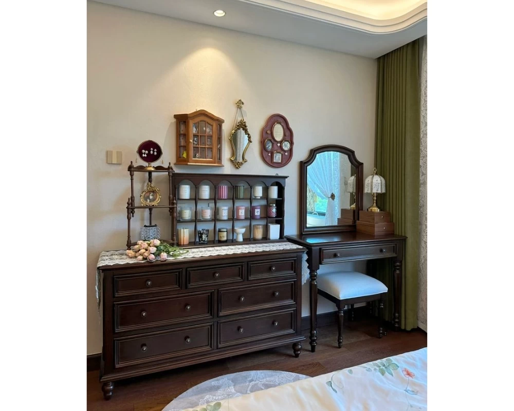 Một góc phòng được trang trí theo phong cách nội thất Vintage