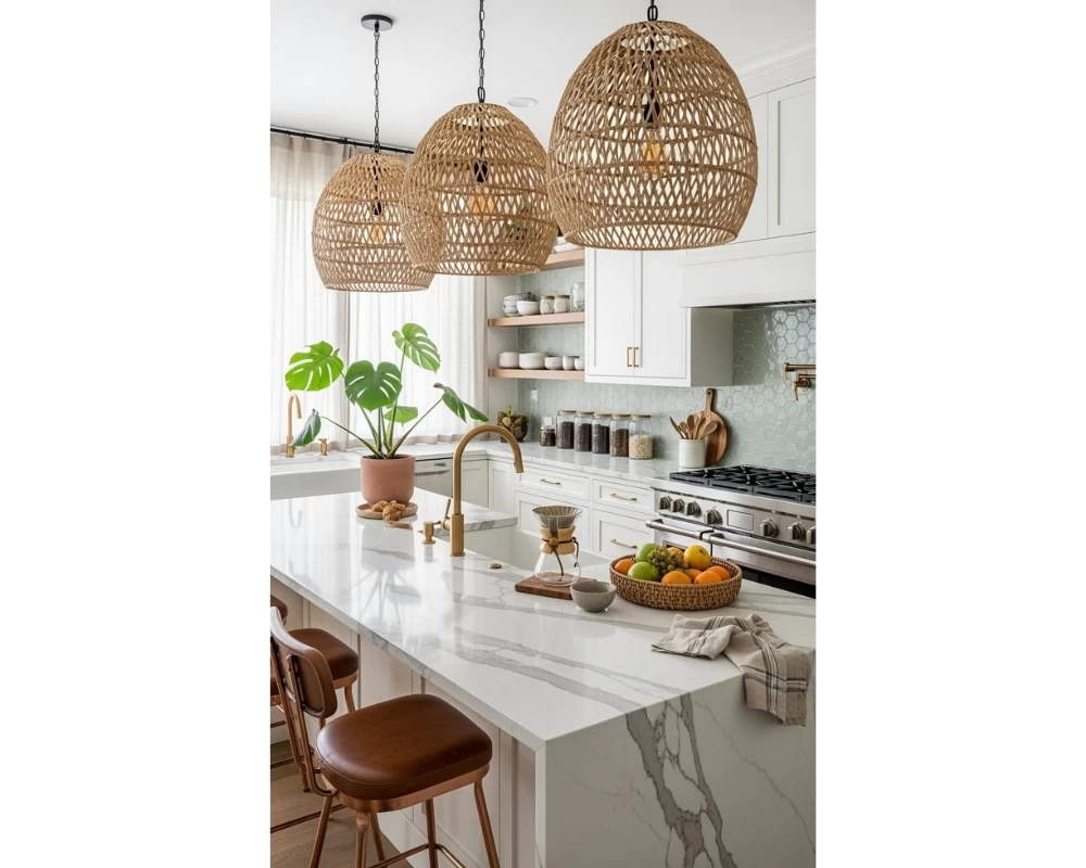 Mẫu phòng bếp Tropical hiện đại