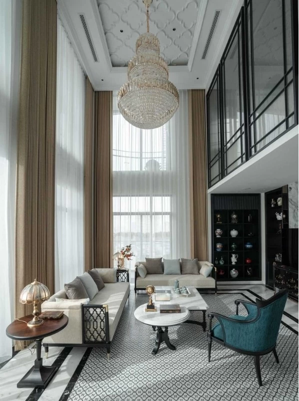 Căn hộ chung cư Duplex có trần nhà cao, tạo cảm giác thoáng đãng