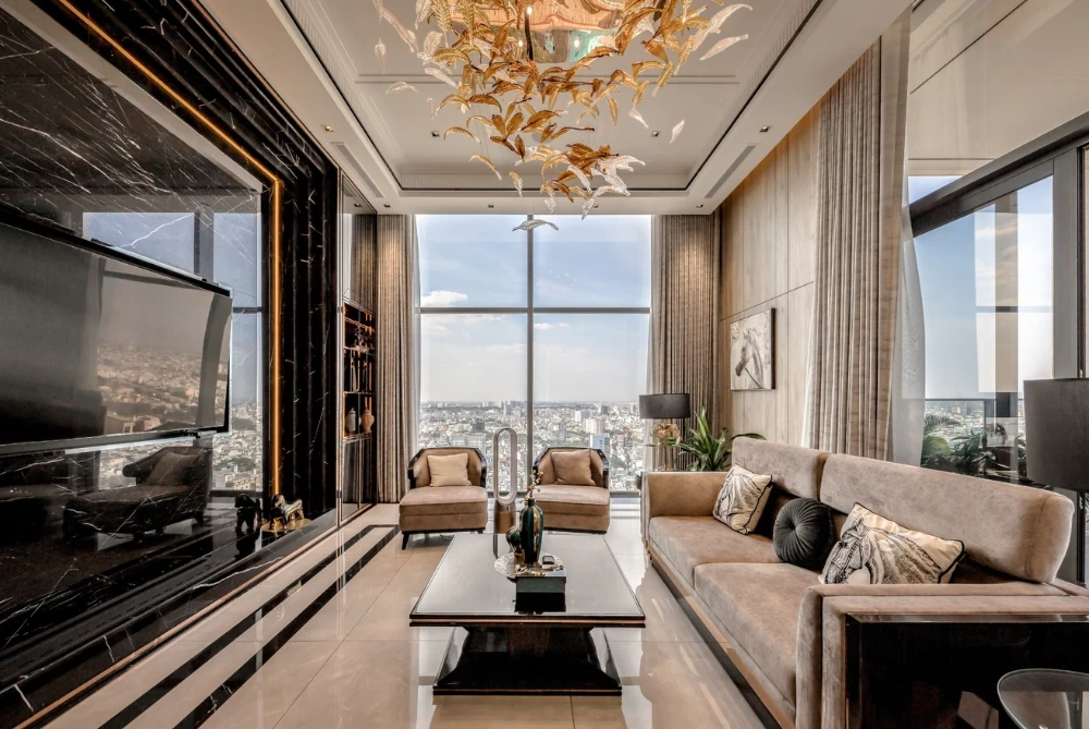Penthouse là căn hộ hạng sang nằm ở trên tầng cao nhất của tòa nhà
