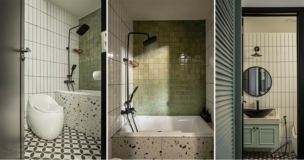 Mẫu thiết kế phòng tắm chung cư Indochine rộng 70m2