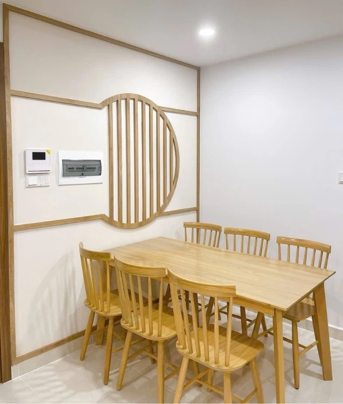Mẫu thiết kế phòng ăn cho căn hộ phong cách Nhật Bản thiền định