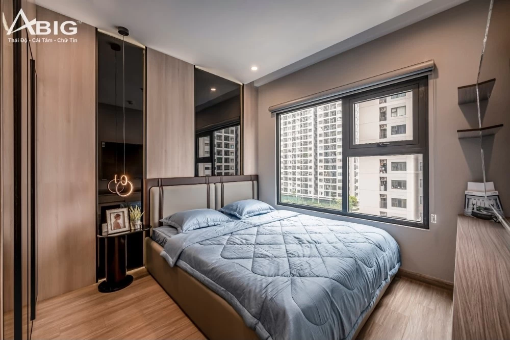 Mẫu phòng ngủ master hiện đại do đơn vị ABIG Interior thiết kế