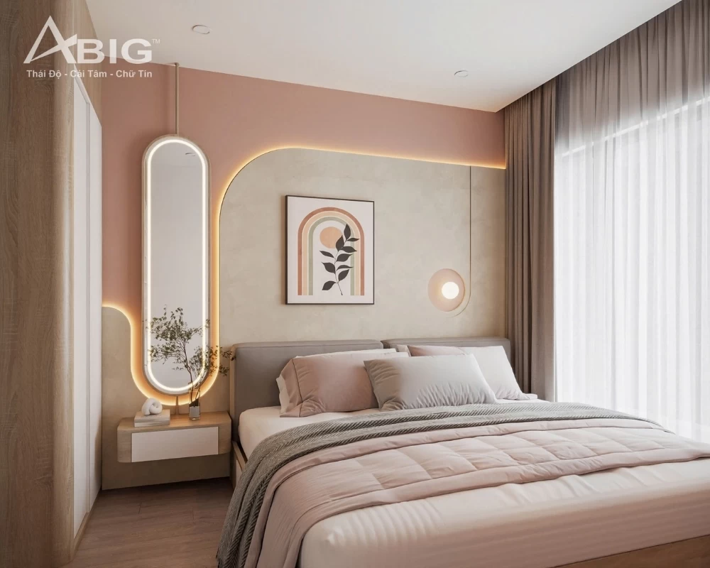 Mẫu thiết kế phòng ngủ cao cấp cho căn hộ chung cư Celadon City rộng 119m2