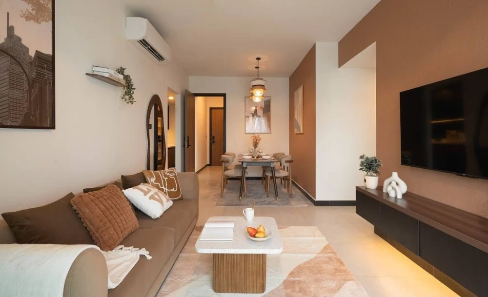 Mẫu thiết kế nội thất chung cư phong cách Scandinavian luôn ưu tiên sự ấm cúng