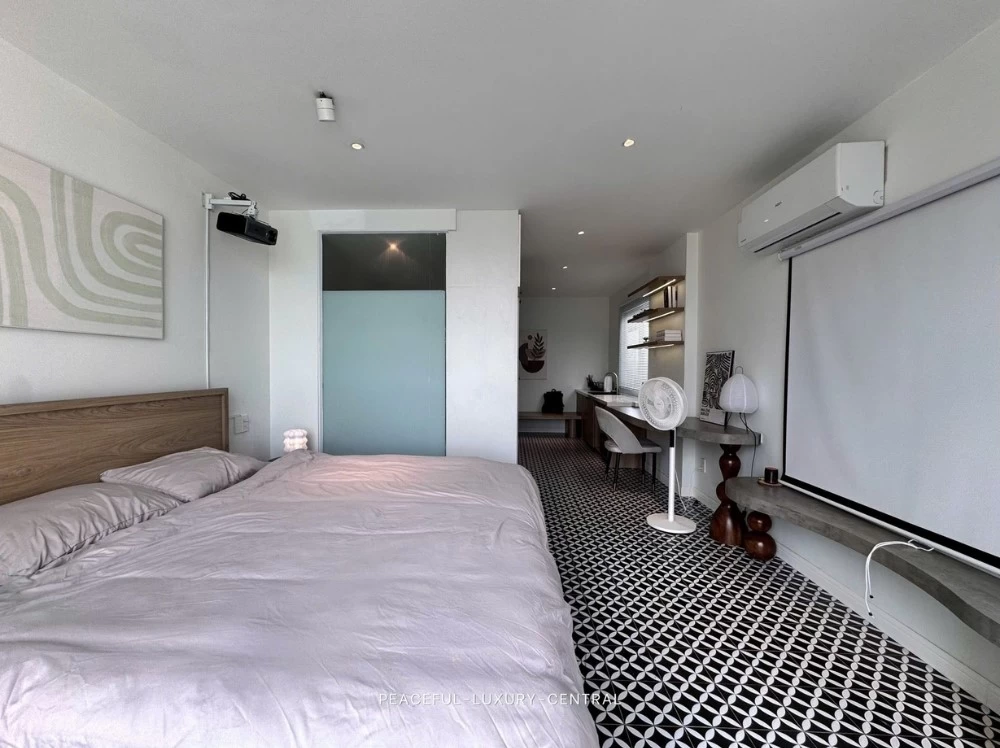 Mẫu thiết kế phòng ngủ chung cư phong cách Scandinavian rộng 45m²