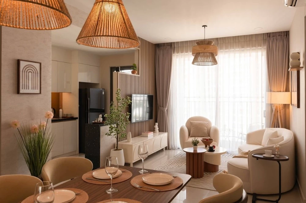 Căn hộ chung cư phong cách Scandinavian lấy tông màu xám làm chủ đạo