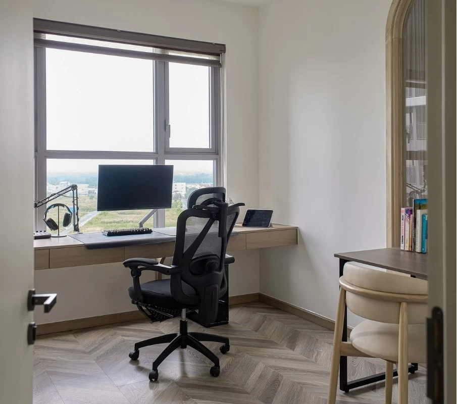 Mẫu thiết kế phòng làm việc chung cư Celesta Rise theo phong cách Scandinavian