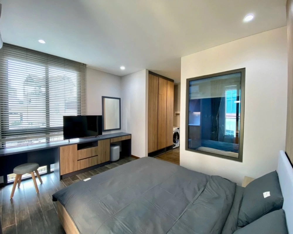 Mẫu thiết kế phòng ngủ chung cư phong cách Scandinavian diện tích nhỏ