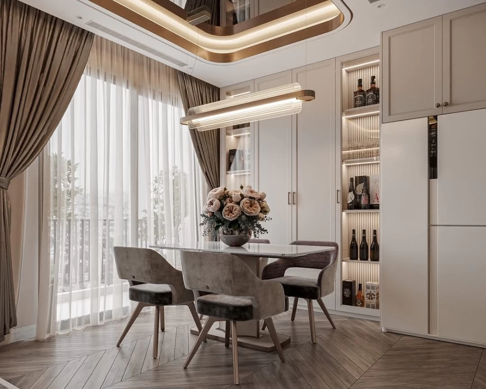 Căn hộ chung cư tân cổ điển mang vẻ đẹp sang trọng đầy tinh tế