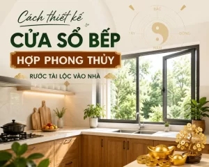 Cách thiết kế cửa sổ bếp hợp phong thủy