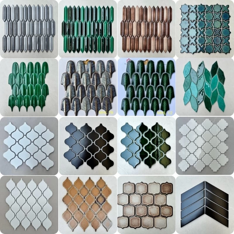 Gạch khảm mosaic có đa dạng màu sắc và kiểu dáng