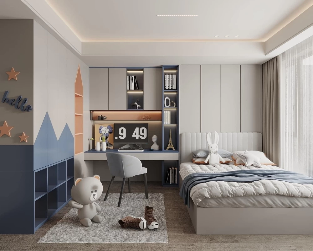Mẫu phòng ngủ đẹp cho bé trai từ 11 - 15 tuổi