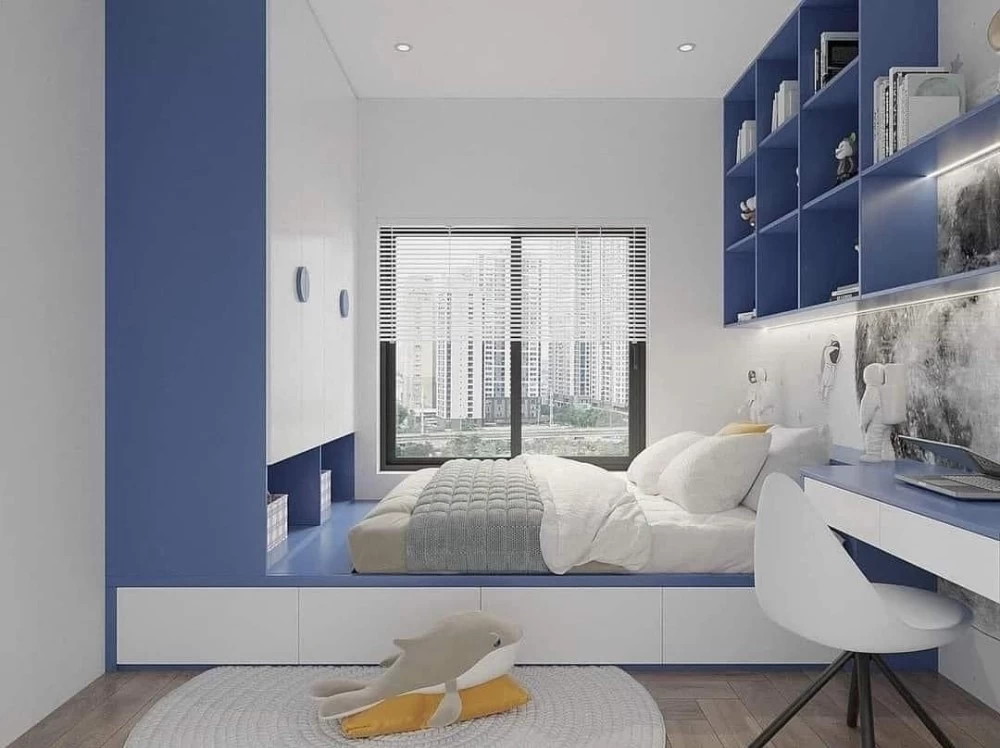 Mẫu phòng ngủ dành cho bé trai từ 11 - 15 tuổi yêu thích phong cách tối giản