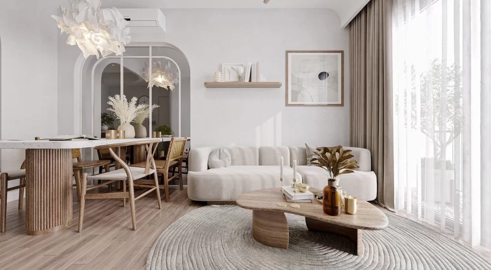 Mẫu thiết kế nội thất chung cư theo phong cách Scandinavian tạo cảm giác thư thái, an yên