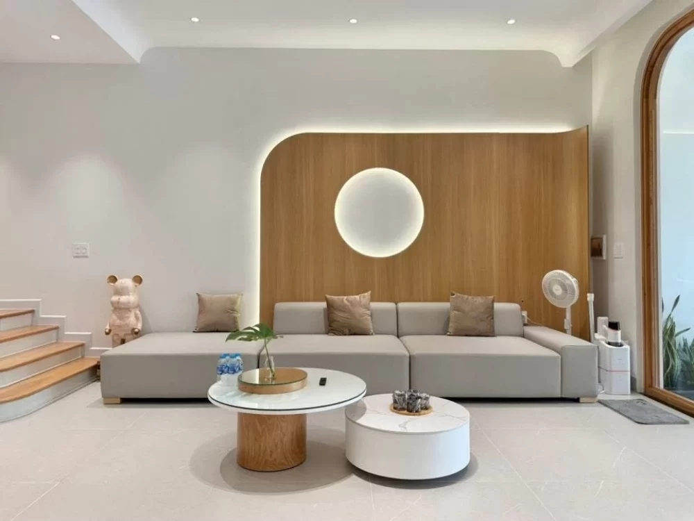 Mẫu thiết kế phòng khách nhà phố diện tích 70m2