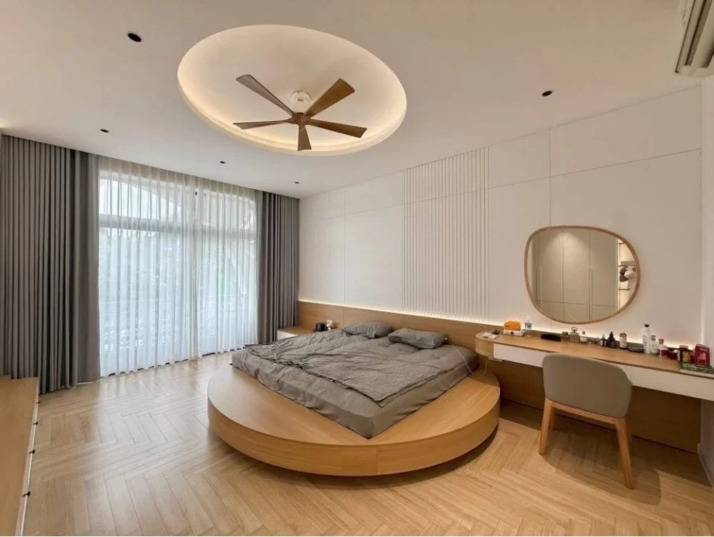 Mẫu thiết kế phòng ngủ nhà phố diện tích 70m2