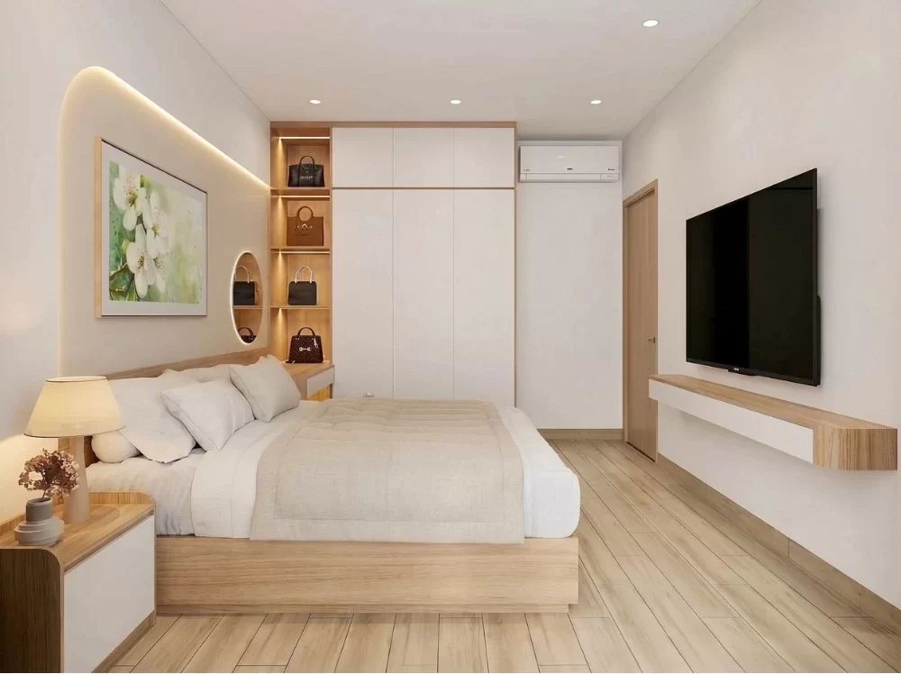 Mẫu thiết kế phòng ngủ nhà phố diện tích 100m2