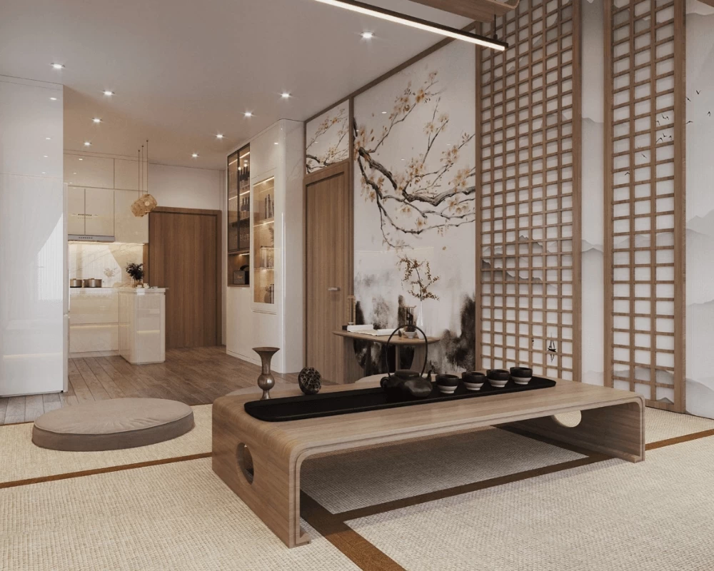 Căn hộ kiểu Nhật đề cao sự tối giản, ngăn nắp